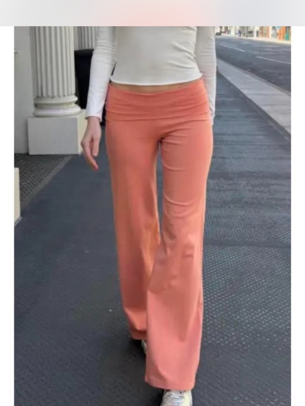 Abercrombie & Fitch Coral Wide Leg Pants